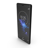 Sony Xperia XZ2 Liquid Black PNG & PSD Images