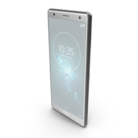 Sony Xperia XZ2 Liquid Silver PNG & PSD Images