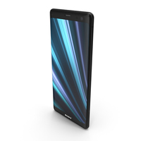 Sony Xperia XZ3 Black PNG & PSD Images