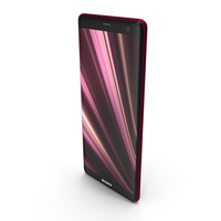 Sony Xperia XZ3 Red PNG & PSD Images