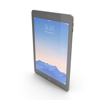 Apple iPad Air 2 Space Gray PNG & PSD Images