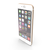 Apple iPhone 6 Plus Gold PNG & PSD Images