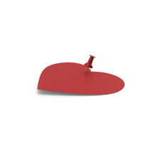 Heart Shaped Red Paper with Red Pin PNG & PSD Images