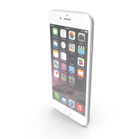 Apple iPhone 6 Plus Silver PNG & PSD Images