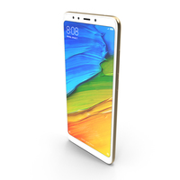 Xiaomi Redmi 5 Gold PNG & PSD Images