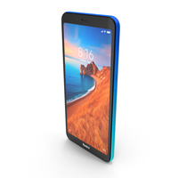Xiaomi Redmi 7A Gem Blue PNG & PSD Images