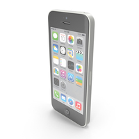 Apple iPhone 5c White PNG & PSD Images