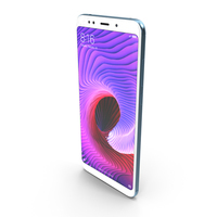 Xiaomi Redmi Note 5 (Redmi 5 Plus) Blue PNG & PSD Images