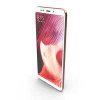 Xiaomi Redmi Note 5 (Redmi 5 Plus) Rose Gold PNG & PSD Images