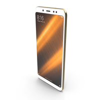 Xiaomi Redmi Note 5 Pro Gold PNG & PSD Images