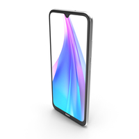 Xiaomi Redmi Note 8T Moonlight White PNG & PSD Images