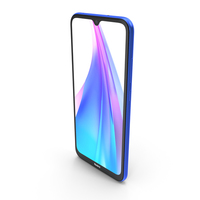 Xiaomi Redmi Note 8T Starscape Blue PNG & PSD Images