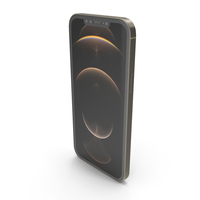 Apple iPhone 12 Pro Max Matte Gold PNG和PSD图像