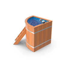 Corner Wood Baptistery PNG & PSD Images