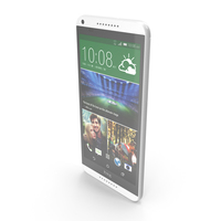 HTC Desire 816 White PNG & PSD Images