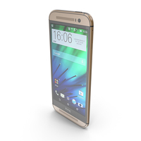 HTC One (M8) Amber Gold PNG & PSD Images