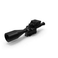 Riflescope Hensoldt ZF-4 with Ballistic Computer BC-01 PNG & PSD Images