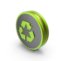 Green Recycling Icon PNG & PSD Images