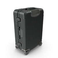 Travel Suitcase Rimowa Original Check-In Black PNG & PSD Images