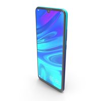 Huawei P Smart 2019 Aurora Blue PNG & PSD Images