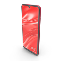 Huawei P Smart 2019 Coral Red PNG & PSD Images