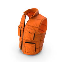 Orange Freestyle Gilet PNG & PSD Images