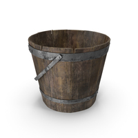 Wooden Bucket PNG & PSD Images