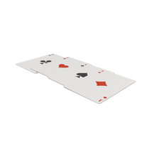 Set Of 4 Playing Cards PNG & PSD Images