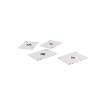 Set Of 4 Playing Cards PNG & PSD Images