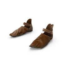 Medieval Leather Shoes PNG & PSD Images