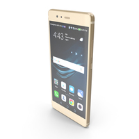 Huawei P9 Prestige Gold PNG & PSD Images