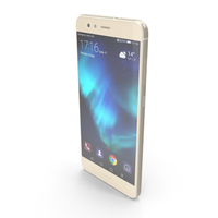 Huawei P10 Lite Platinum Gold PNG & PSD Images