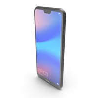 Huawei P20 Lite Midnight Black PNG & PSD Images