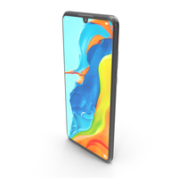 Huawei P30 Lite Midnight Black PNG & PSD Images