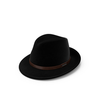 Black Fedora Hat PNG & PSD Images