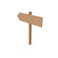 Wooden Sign Post PNG & PSD Images