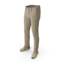 Mens Boots Pants Beige PNG & PSD Images