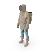 Men's Pants Boots Pullover Coat Gloves Backpack Beige PNG & PSD Images