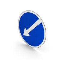 Road Sign Keep Left PNG & PSD Images