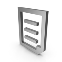 Symbol Document File Steel PNG & PSD Images