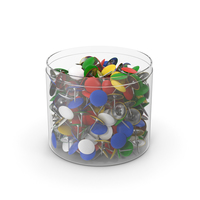 Thumb Tack With Plastic Cup Opened PNG & PSD Images