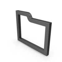 Symbol Folder Black PNG & PSD Images