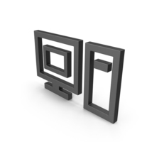 Symbol Computer Black PNG & PSD Images