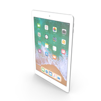 iPad 9.7 2018 Silver PNG & PSD Images