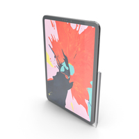 iPad Pro11 Space Gray With Pencil PNG & PSD Images