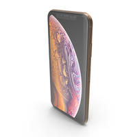 iPhone XS Gold PNG & PSD Images
