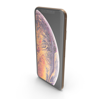 iPhone XS Max Gold PNG & PSD Images
