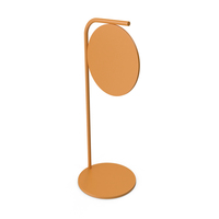 Orange Floor Standing Sign PNG & PSD Images