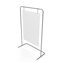 Silver Sign Stand PNG & PSD Images