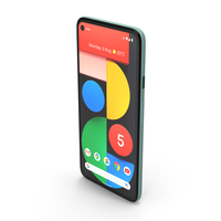 5G Mobile Phone Google Pixel 5 Sorta Sage PNG & PSD Images